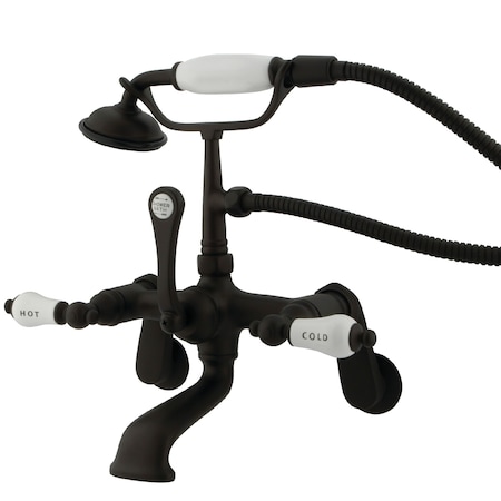 Wall-Mount Clawfoot Tub Faucet, Oil Rubbed Bronze, Tub Wall Mount MPN:CC53T5