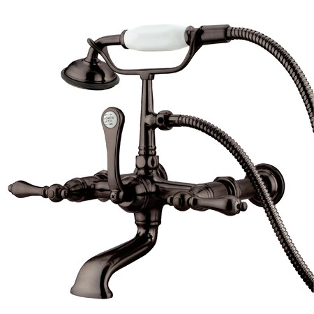 Wall-Mount Clawfoot Tub Faucet, Oil Rubbed Bronze, Tub Wall Mount MPN:CC541T5