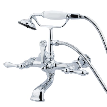 Wall-Mount Clawfoot Tub Faucet, Polished Chrome, Tub Wall Mount MPN:CC542T1