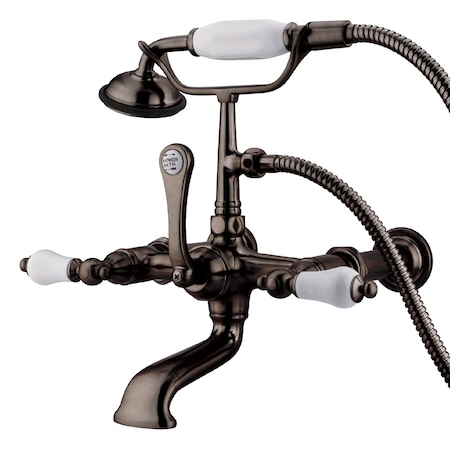 Wall-Mount Clawfoot Tub Faucet, Oil Rubbed Bronze, Tub Wall Mount MPN:CC543T5