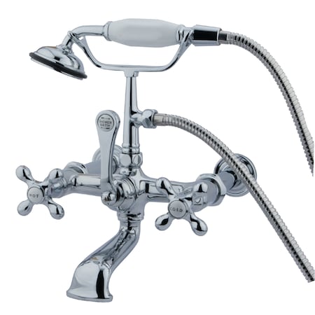 Wall-Mount Clawfoot Tub Faucet, Polished Chrome, Tub Wall Mount MPN:CC548T1