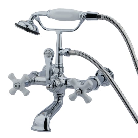Wall-Mount Clawfoot Tub Faucet, Polished Chrome, Tub Wall Mount MPN:CC550T1