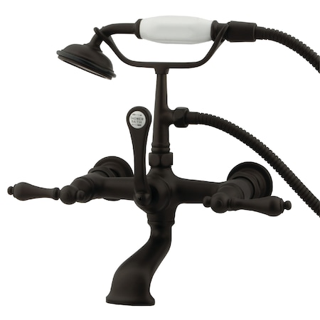 Wall-Mount Clawfoot Tub Faucet, Oil Rubbed Bronze, Tub Wall Mount MPN:CC551T5