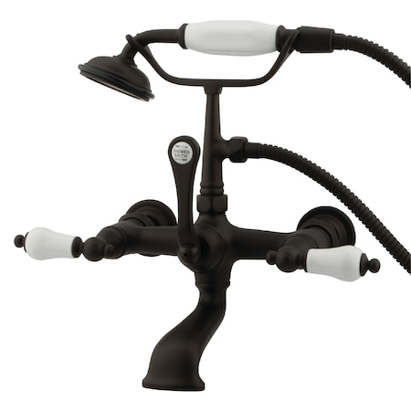 Wall-Mount Clawfoot Tub Faucet, Oil Rubbed Bronze, Tub Wall Mount MPN:CC553T5