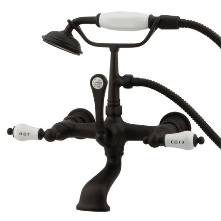 Wall-Mount Clawfoot Tub Faucet, Oil Rubbed Bronze, Tub Wall Mount MPN:CC555T5