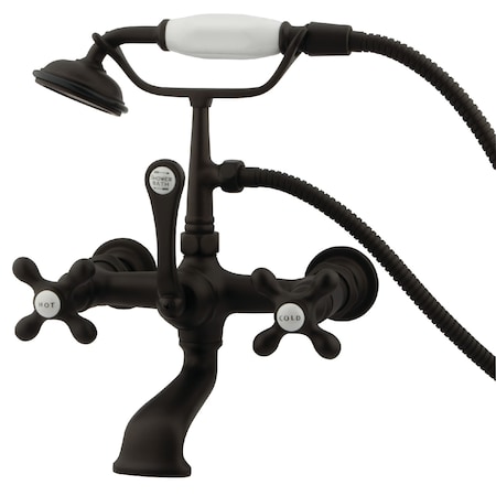 Wall-Mount Clawfoot Tub Faucet, Oil Rubbed Bronze, Tub Wall Mount MPN:CC557T5