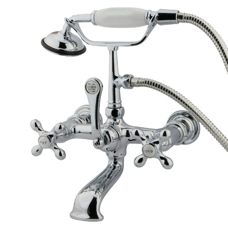 Wall-Mount Clawfoot Tub Faucet, Polished Chrome, Tub Wall Mount MPN:CC558T1