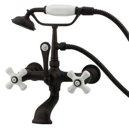 Wall-Mount Clawfoot Tub Faucet, Oil Rubbed Bronze, Tub Wall Mount MPN:CC559T5