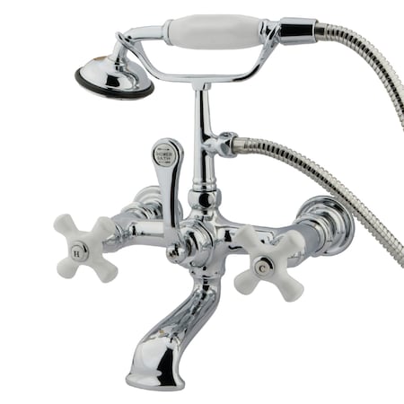 Wall-Mount Clawfoot Tub Faucet, Polished Chrome, Tub Wall Mount MPN:CC560T1