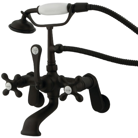 Wall-Mount Clawfoot Tub Faucet, Oil Rubbed Bronze, Tub Wall Mount MPN:CC57T5