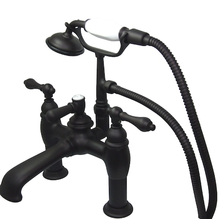 Deck-Mount Clawfoot Tub Faucet, Oil Rubbed Bronze, Deck Mount MPN:CC603T5