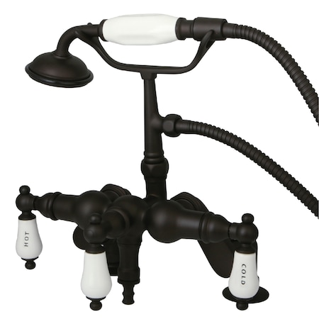 Deck-Mount Clawfoot Tub Faucet, Standard, 3