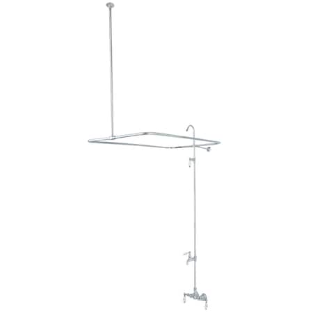Wall-Mount Clawfoot Tub Faucet, Polished Chrome, Tub Wall Mount MPN:CC64T1
