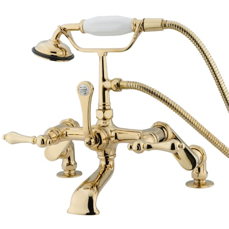 Deck-Mount Clawfoot Tub Faucet, Standard, 3