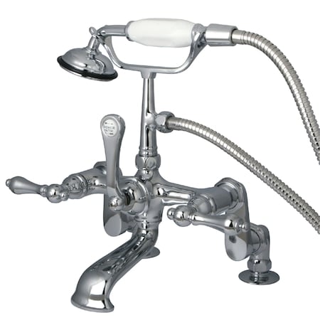 Deck-Mount Clawfoot Tub Faucet, Standard, 3