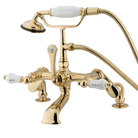 Deck-Mount Clawfoot Tub Faucet, Standard, 3