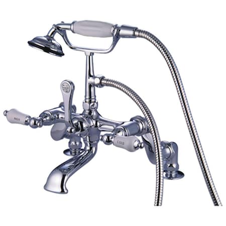 Deck-Mount Clawfoot Tub Faucet, Standard, 3
