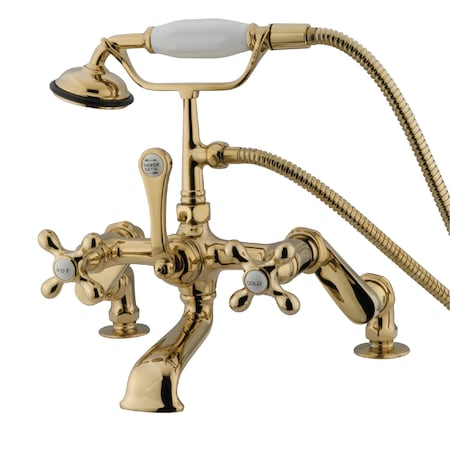 Deck-Mount Clawfoot Tub Faucet, Standard, 3