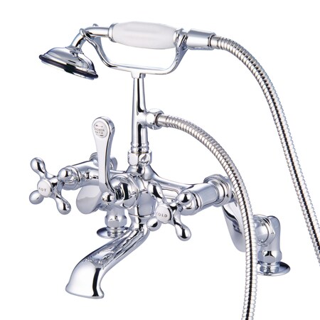 Deck-Mount Clawfoot Tub Faucet, Standard, 3