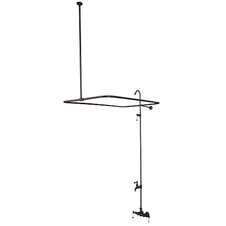 Wall-Mount Clawfoot Tub Faucet, Standard, 3-3/8