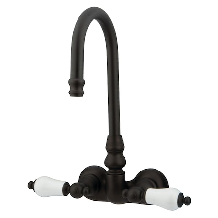 Wall-Mount Clawfoot Tub Faucet, Oil Rubbed Bronze, Tub Wall Mount MPN:CC75T5