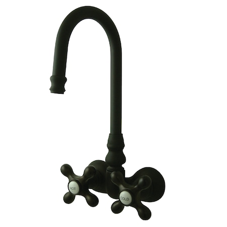 Wall-Mount Clawfoot Tub Faucet, Oil Rubbed Bronze, Tub Wall Mount MPN:CC77T5