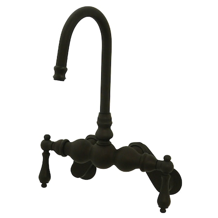 Wall-Mount Clawfoot Tub Faucet, Oil Rubbed Bronze, Tub Wall Mount MPN:CC81T5