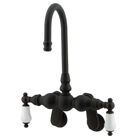Wall-Mount Clawfoot Tub Faucet, Standard, 3-3/8