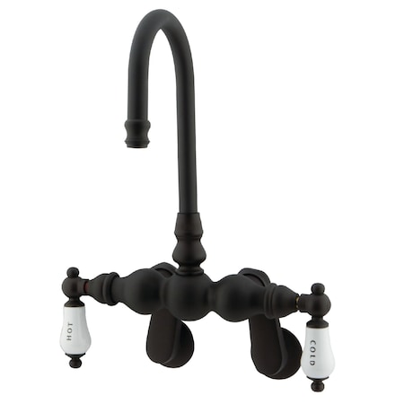 Wall-Mount Clawfoot Tub Faucet, Oil Rubbed Bronze, Tub Wall Mount MPN:CC85T5