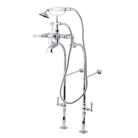 Clawfoot Tub Faucet Packages, Polished Chrome, Freestanding MPN:CCK104T1