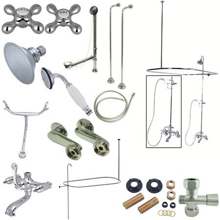 CCK1141AX Clawfoot Tub Package Metal Cross Handles MPN:CCK1141AX