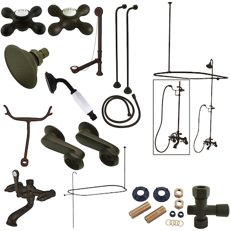 CCK1145AX Clawfoot Tub Package Metal Cross Handles MPN:CCK1145AX