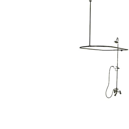 CCK1145PX Clawfoot Tub Package with Porcelain Cross Handles MPN:CCK1145PX
