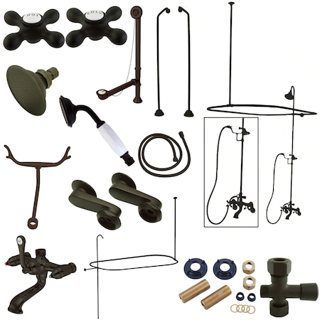 CCK1185AX Clawfoot Tub Package Metal Cross Handles MPN:CCK1185AX