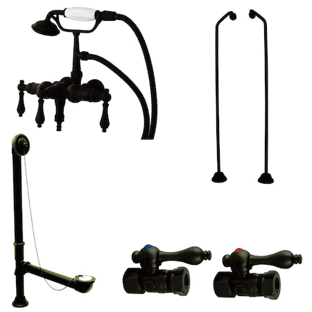 Clawfoot Tub Faucet Packages, Standard, 3-3/8