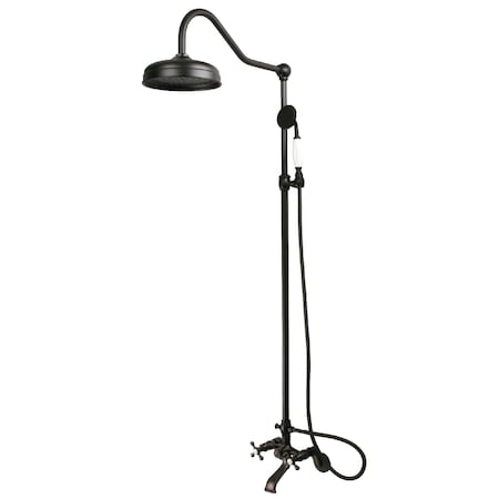 Clawfoot Tub Faucet Packages, Oil Rubbed Bronze, Wall Mount MPN:CCK2665
