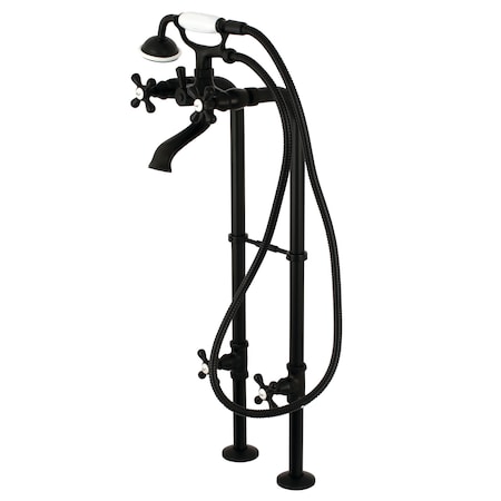 Freestanding Tub Faucet, Standard, 2, Freestanding, Matte Black MPN:CCK266K0