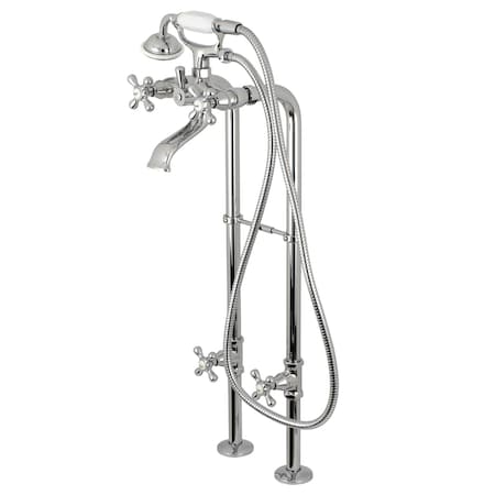 Freestanding Tub Faucet, 2, Freestanding, Polished Chrome MPN:CCK266K1