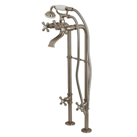Freestanding Tub Faucet, Standard, 2, Freestanding, Brushed Nickel MPN:CCK266K8