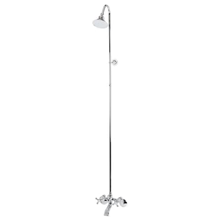 Wall-Mount Clawfoot Tub Faucet, Polished Chrome, Wall Mount MPN:CCK2671