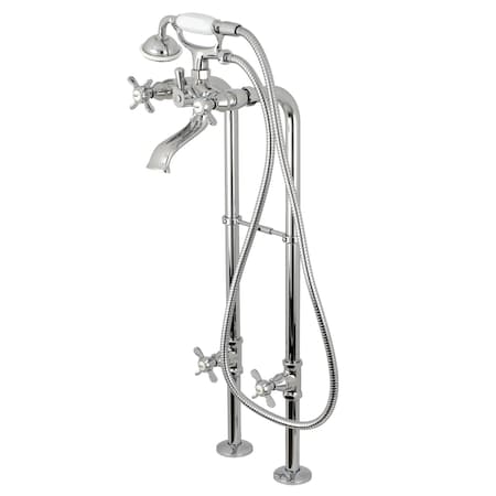Freestanding Tub Faucet, Standard, 2, Freestanding, Polished Chrome MPN:CCK285K1