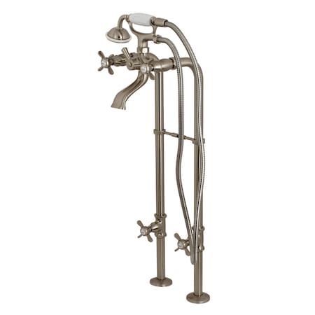 Freestanding Tub Faucet, Standard, 2, Freestanding, Brushed Nickel MPN:CCK285K8