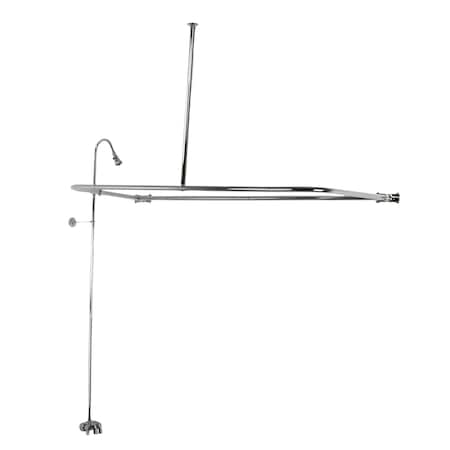 Clawfoot Tub Faucet Packages, Polished Chrome, Tub Wall Mount MPN:CCK3121