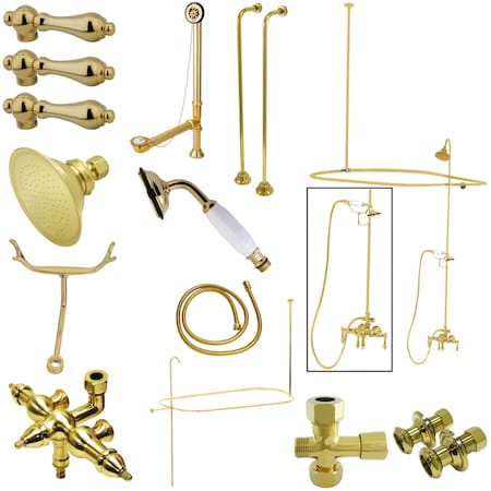 Clawfoot Tub Faucet Packages, Standard, 3-3/8