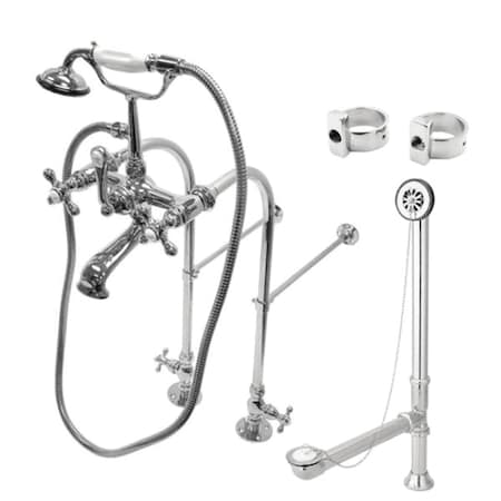 Clawfoot Tub Faucet Packages, Polished Chrome, Freestanding MPN:CCK5171AX