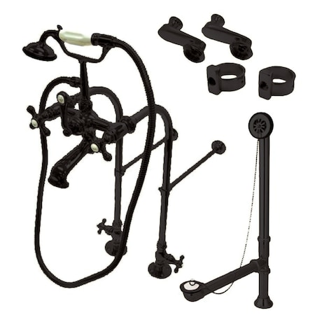 Clawfoot Tub Faucet Packages, Oil Rubbed Bronze, Freestanding MPN:CCK5175AX