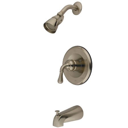 Tub and Shower Faucet, Brushed Nickel, Wall Mount MPN:KB1638T