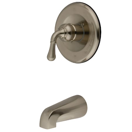 Tub and Shower Faucet, Standard, 2, Wall Mount, Brushed Nickel MPN:KB1638TO