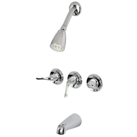 Tub and Shower Faucet, Polished Chrome, Wall Mount MPN:KB2231YL