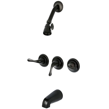 Tub and Shower Faucet, Oil Rubbed Bronze, Wall Mount MPN:KB2235YL